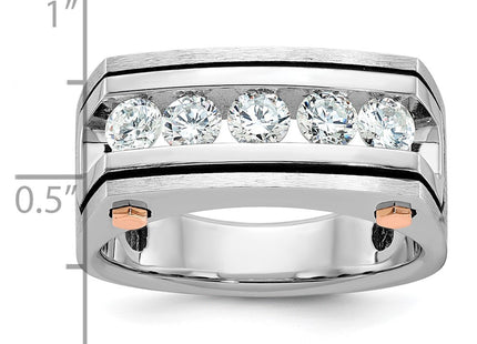 14K White/Rose Gold Rings Style B64049 - Classique Jewelry Inc.