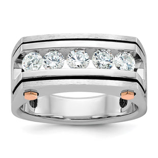 14K White/Rose Gold Rings Style B64049 - Classique Jewelry Inc.