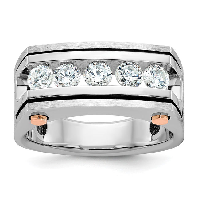 14K White/Rose Gold Rings Style B64049 - Classique Jewelry Inc.
