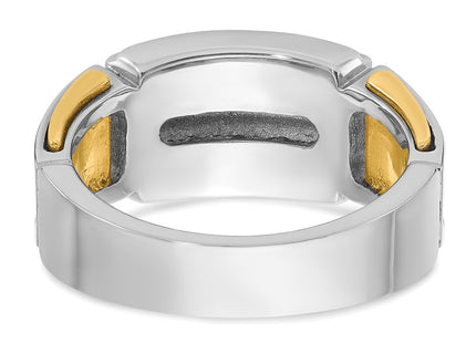 14k Two-tone Rings Style B64053 - Classique Jewelry Inc.
