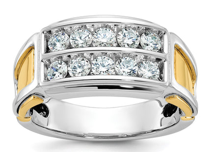 14k Two-tone Rings Style B64053 - Classique Jewelry Inc.