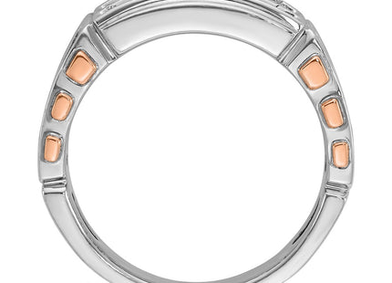 14K White/Rose Gold Rings Style B64054 - Classique Jewelry Inc.