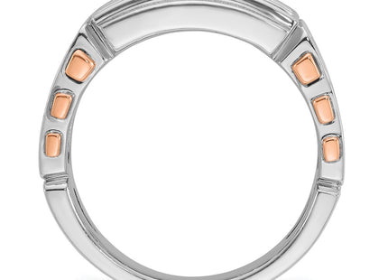 14K White/Rose Gold Rings Style B64055 - Classique Jewelry Inc.