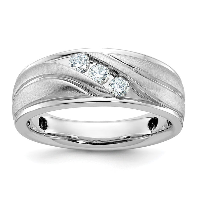 14k White Gold Rings Style B64056 - Classique Jewelry Inc.