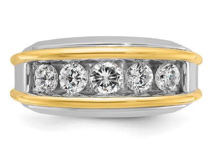 14k Two-tone Rings Style B64060 - Classique Jewelry Inc.