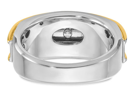 14k Two-tone Rings Style B64060 - Classique Jewelry Inc.