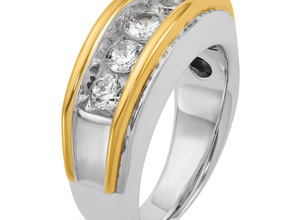 14k Two-tone Rings Style B64060 - Classique Jewelry Inc.
