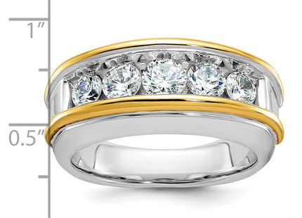 14k Two-tone Rings Style B64060 - Classique Jewelry Inc.