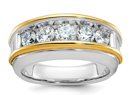 14k Two-tone Rings Style B64060 - Classique Jewelry Inc.