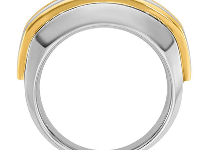 14k Two-tone Rings Style B64061 - Classique Jewelry Inc.