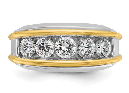 14k Two-tone Rings Style B64061 - Classique Jewelry Inc.