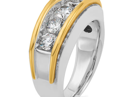 14k Two-tone Rings Style B64061 - Classique Jewelry Inc.