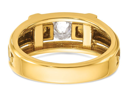 14k Two-tone Rings Style B64066 - Classique Jewelry Inc.