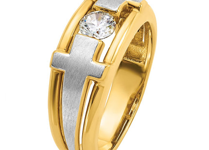 14k Two-tone Rings Style B64066 - Classique Jewelry Inc.