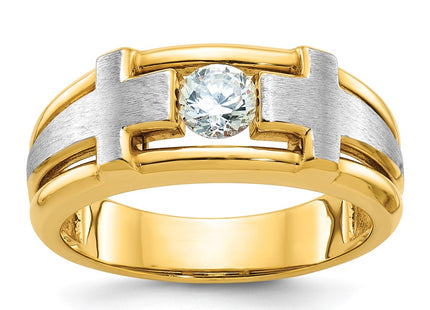 14k Two-tone Rings Style B64066 - Classique Jewelry Inc.
