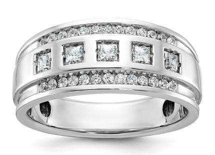 14k White Gold Rings Style B64084 - Classique Jewelry Inc.
