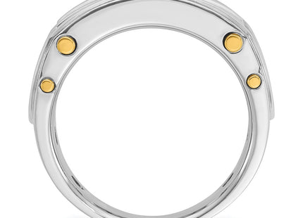 14k Two-tone Rings Style B64088 - Classique Jewelry Inc.
