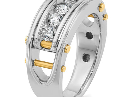 14k Two-tone Rings Style B64088 - Classique Jewelry Inc.