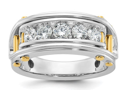 14k Two-tone Rings Style B64088 - Classique Jewelry Inc.