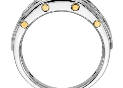 14k Two-tone Rings Style B64091 - Classique Jewelry Inc.