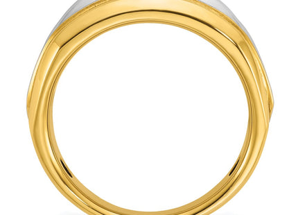 14K gold diamond ring, alternate view