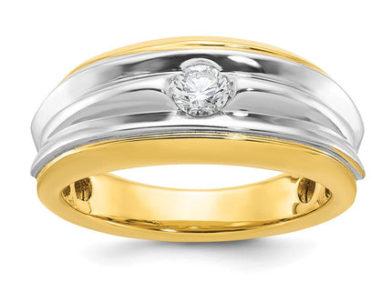 14K gold diamond ring