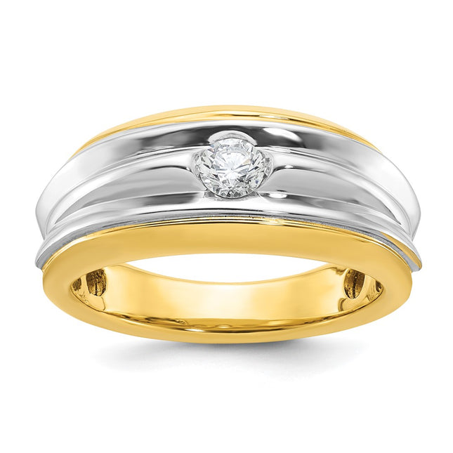14K gold diamond ring
