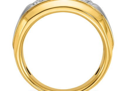 14k Two-tone Rings Style B64093 - Classique Jewelry Inc.