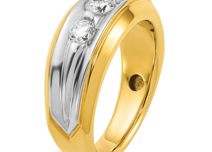 14k Two-tone Rings Style B64093 - Classique Jewelry Inc.