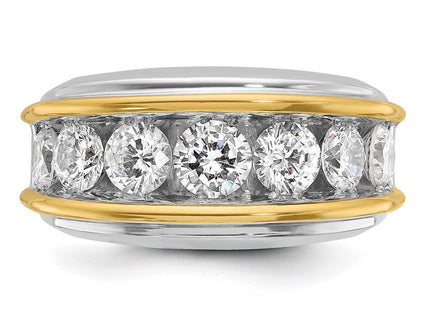 14k Two-tone Rings Style B64096 - Classique Jewelry Inc.