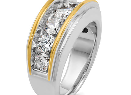 14k Two-tone Rings Style B64096 - Classique Jewelry Inc.