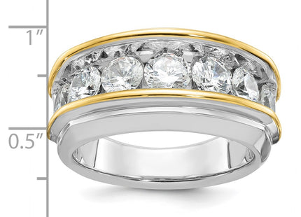 14k Two-tone Rings Style B64096 - Classique Jewelry Inc.