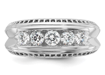 14k White Gold Rings Style B64107 - Classique Jewelry Inc.