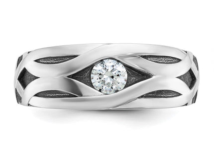 14k White Gold Rings Style B64108 - Classique Jewelry Inc.