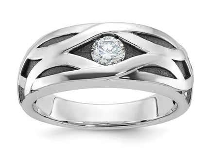 14k White Gold Rings Style B64108 - Classique Jewelry Inc.
