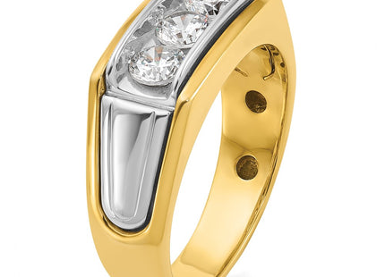 14k Two-tone Rings Style B64135 - Classique Jewelry Inc.