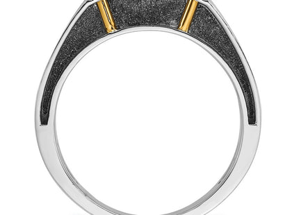 14K gold diamond ring, alternate view