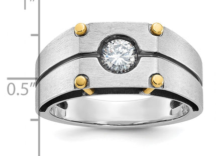 14K gold diamond ring, another view