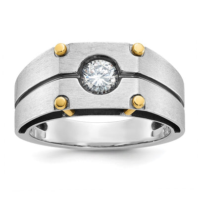 14K gold diamond ring
