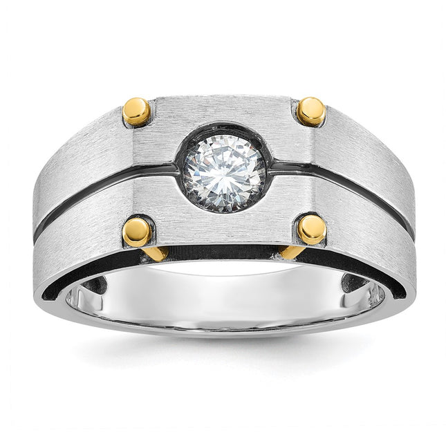 14K gold diamond ring