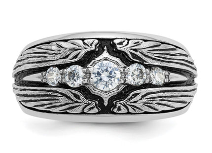 14k White Gold Rings Style B64158 - Classique Jewelry Inc.