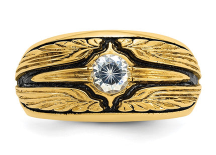 14k Yellow Gold Rings Style B64159 - Classique Jewelry Inc.