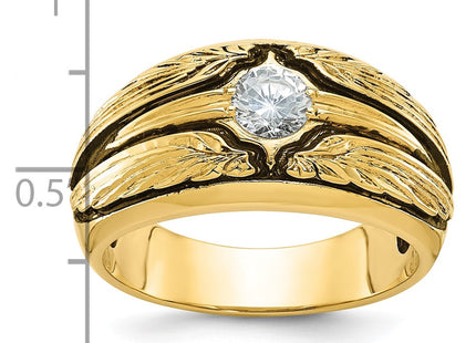 14k Yellow Gold Rings Style B64159 - Classique Jewelry Inc.