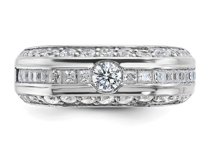14k White Gold Rings Style B64162 - Classique Jewelry Inc.