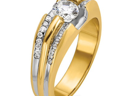 14k Yellow Gold Rings Style B64163 - Classique Jewelry Inc.
