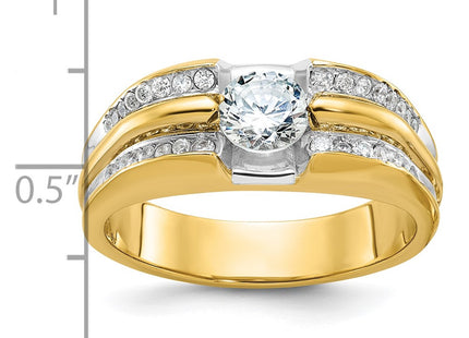 14k Yellow Gold Rings Style B64163 - Classique Jewelry Inc.