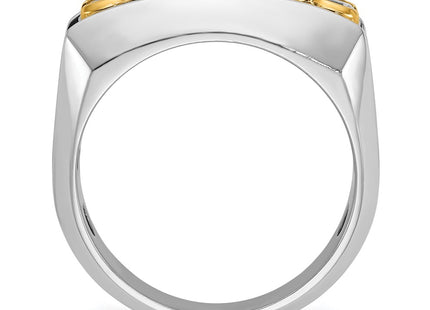 14k Two-tone Rings Style B64167 - Classique Jewelry Inc.