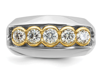 14k Two-tone Rings Style B64167 - Classique Jewelry Inc.