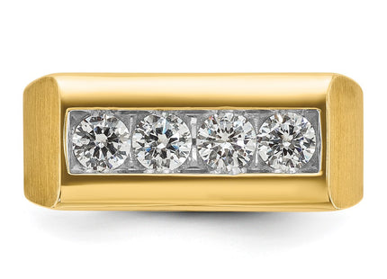 14k Yellow Gold Rings Style B64170 - Classique Jewelry Inc.