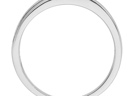 14K white gold ring, alternate view